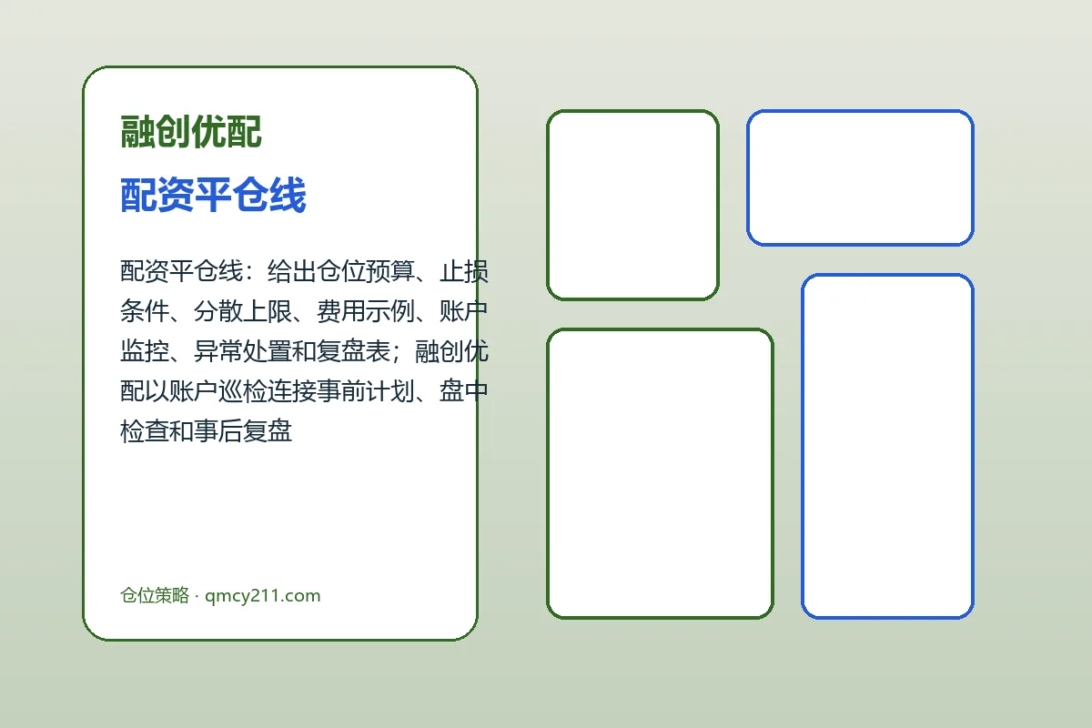 融创优配费用、账户与退出规则图解